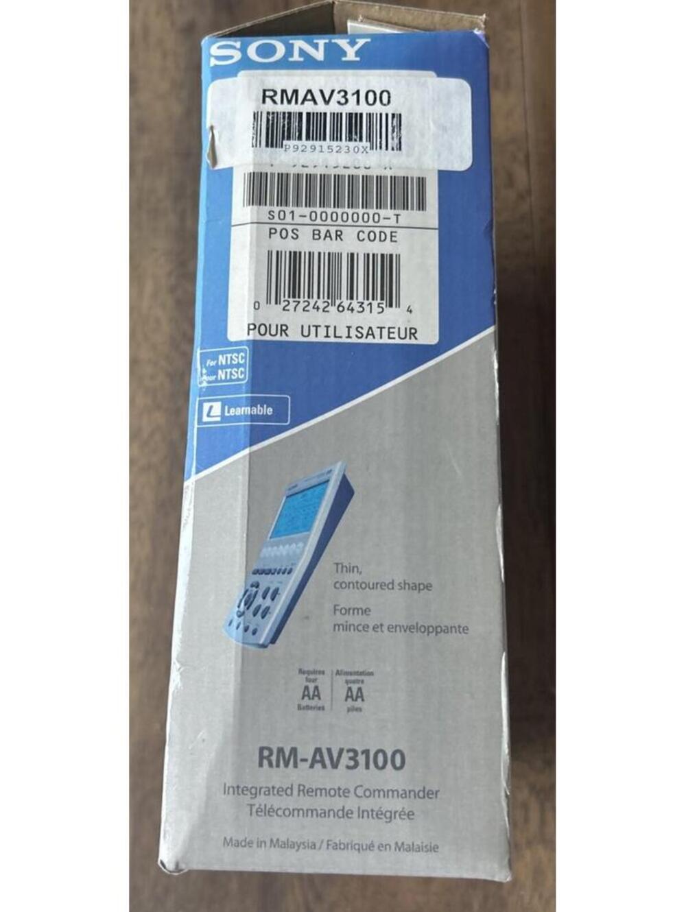 Sony Integrated Remote Commander RM-AV3100 Touch Screen Programmable Control - Picture 8 of 10